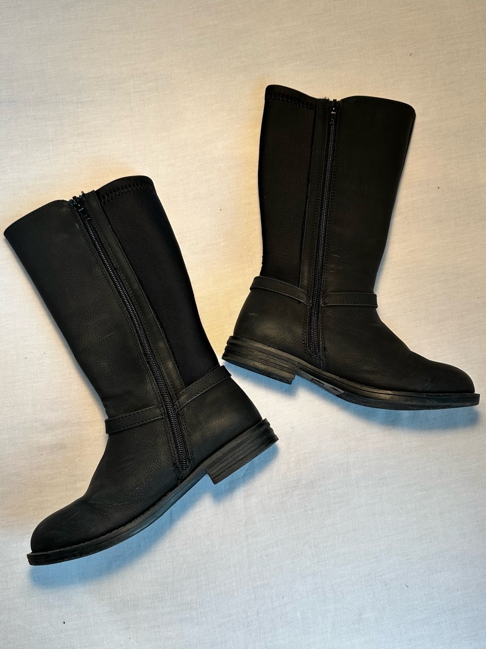 Kids Size 12 DKNY Boots with Decorative Buckle - Picture 3 of 7